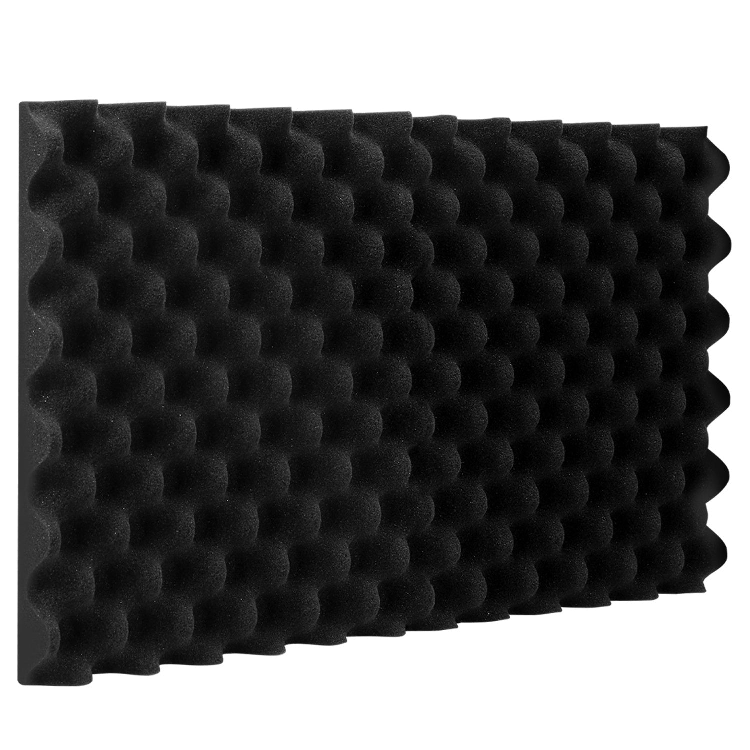 Set aus selbstklebenden Schallabsorptionsplatten aus Schaumstoff, geeignet für professionelle Aufnahmestudios und Wohnräume, Maße 30 x 30 x 2,5 cm, Wellenmuster