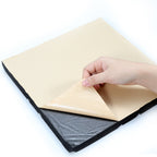 Set aus selbstklebenden Schallabsorptionsplatten aus Schaumstoff, geeignet für professionelle Aufnahmestudios und Wohnräume, Maße 30 x 30 x 2,5 cm, quadratische Ausführung
