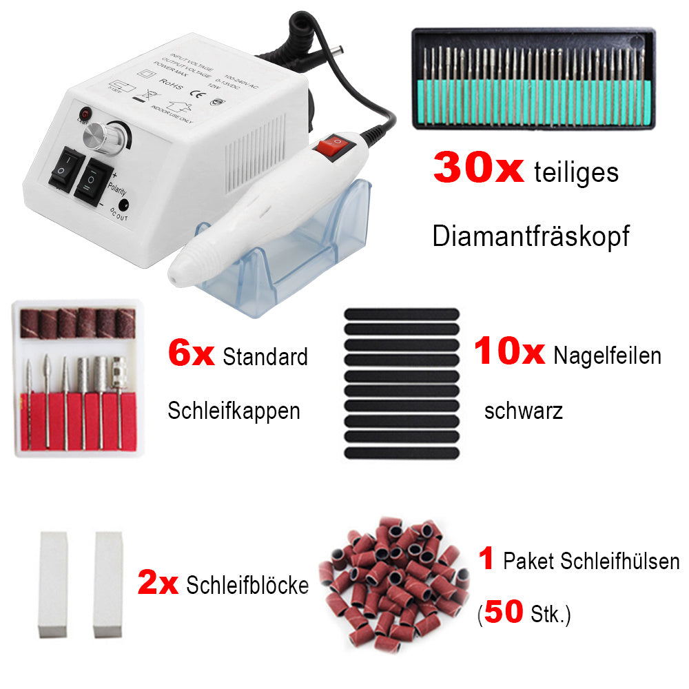 Nagelfräser Nagelkunst Profi Set Pediküre Elektrische Für Gel Nägel NAIL ART