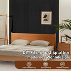 120 x 60 cm, selbstklebende Schallabsorptionsplatten, geeignet als Wanddämmplatten für den Homeoffice-Bereich, das Wohnzimmer und das Büro, aus 100 % Polyesterfaser, keine Bohrungen erforderlich, hellgrau, 4–16 Stück pro Packung