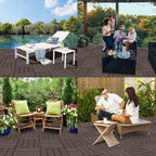 WPC-Terrassenfliesen 1 m²–5 m² – Außenfliesen, Bodenbelag, Klickfliesen, Terrasse, zum Selberverlegen, in vielen verschiedenen Designs und Farben erhältlich
