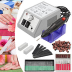 Elektrische Nagelfräser Profi Nagelfeile Pediküre Fußpflegegerät Maniküre Set