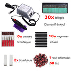 Elektrische Nagelfräser Profi Nagelfeile Pediküre Fußpflegegerät Maniküre Set