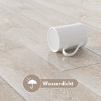PVC-Bodenbelag, selbstklebend, Vinylboden, wasserdicht, rutschfest, Vinyl-Verbundboden, rutschfest, für Fußbodenheizung geeignete Dekor-Bodenfliesen, 91,5 cm × 15,2 cm × 1,5 mm, 0,98 m²/7 Stück, in drei Farben erhältlich