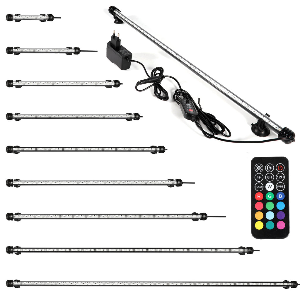 18-112cm LED Aquarium IP67 RGB Süßwasserfische Schildkröten Timing-Funktion