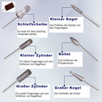 Elektrische Nagelfräser Profi Nagelfeile Pediküre Fußpflegegerät Maniküre Set