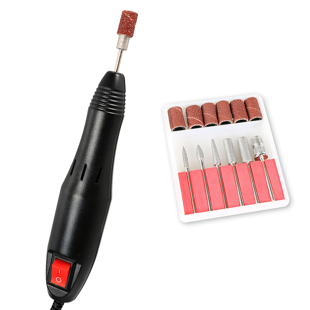 Elektrische Nagelfräser Profi Nagelfeile Pediküre Fußpflegegerät Maniküre Set