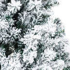 Künstlicher Weihnachtsbaum mit Schneeeffekt, 120/150/180 cm – aus PVC, mit 340/550/860 Zweigen, inklusive Metallfuß und Schnellmontagesystem, geeignet für festliche Weihnachtsdekoration