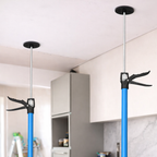 Teleskophalterung für die Decke (2er- bzw. 4er-Set), maximale Tragkraft pro Stück 50 kg, Neigungswinkel bis zu 45 Grad, einhändig bedienbar, geeignet für Wand- und Deckenmontage