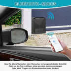 Schiebetorantrieb Torantrieb Schiebetor, Smart WiFi Torantrieb automatischer mit 2 Fernbedienungen, Toröffner-Warnleuchte, Automatische Schließfunktion