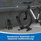 20 bis 29 Zoll Fahrradständer, Aluminium Faltbar Hinterradständer 43x13x10cm,Haus oder Fahrradgeschäft Fahrrad,Ausstellungsständer für Mountain und Rennräder