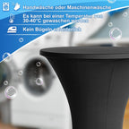1/2/4 Stück Stehtischhusse Stretch Schwarz Strech Husse Stehtisch Hussen Hochwertige Stehtischhuss für Gartenparty Feier Hochzeit Taufe, Rotwein