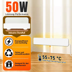 Schimmel Infrarotheizung, 50W Schimmelentferner Wand, Ohne Chemie, Wandmontiert & Freistehend, Geeignet für Badezimmer, Schlafzimmer und Wohnzimmer