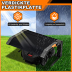 Klappbare Mähroboter Garage Dach Carport Überdachung für Rasenroboter Rasenmäher 72x56x36cm Rasenmähroboter Garage Schutzhülle Schutz vor Regen, Hagel und UV-Strahlen