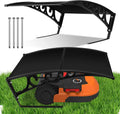 Mähroboter Garage, Dach Carport für Rasenmäher Rasenroboter, Mähroboter Dach 106 x 87 x 50 cm, Rasenroboter Garage, Garage für Mährobote, UV-Schutz Garage Überdachung