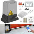 Schiebetorantrieb Garagentorantrieb, Schiebetorantrieb Set mit Fernbedienungen und WLAN-Funktion, Automatischer Flügeltorantrieb Torantrieb Wasserdicht