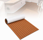 Boot Bodenbelag Eva Schaum 240x45/60/90 cm Dunkelgrau Selbstklebend, rutschfeste Bootsmatte Faux Teak, Marine Bodenbelag für Boot Yacht Kajak Motorboot Wohnmobil Deck Teppich zum Zuschneiden