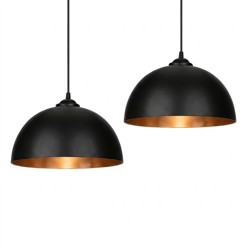 Lampenschirm im Retro-Metall-Look, Lampenschirm im Industrial-Stil, E27-Fassung, Durchmesser 30 cm (ohne Glühbirne), geeignet für Wohnzimmer, Esszimmer und Keller