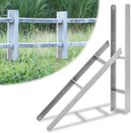 H-Pfostenanker 101 mm – H-Pfostenhalter für Zaun- und Holzpfosten, Robuste H-Anker für Gartenzaun, Carport, Pavillon und Holzbauprojekte (101 x 600 mm)