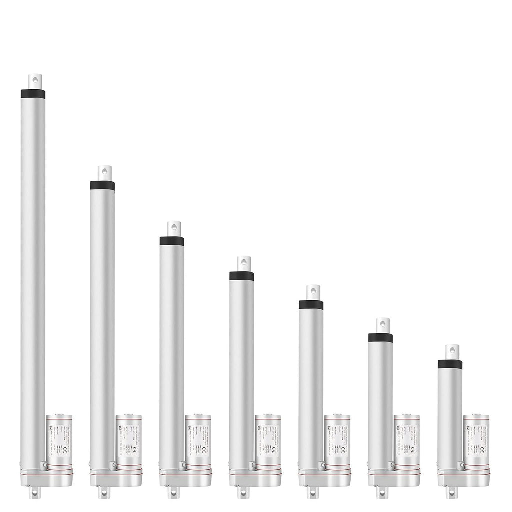 1500N Linearantrieb mit 50-400mm Hublänge, 12V DC Linearmotor für Möbel, Automatisierung & DIY-Projekte, Starker Verstellantrieb für Sofalift, Tischverstellung & mehr (50MM)