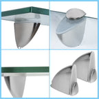 Glasablage Glasregal, Wandregal Mattglas mit 8mm ESG Sicherheitsglas und Halterung, perfekt geeignet als Duschregal/Badablage für Bad, Küchen,Balkon, Verschiedene Größen