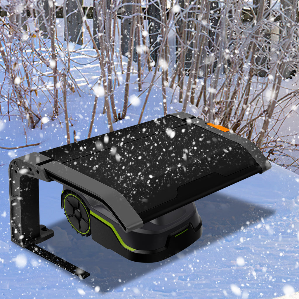 Klappbare Mähroboter Garage Dach Carport Überdachung für Rasenroboter Rasenmäher 72x56x36cm Rasenmähroboter Garage Schutzhülle Schutz vor Regen, Hagel und UV-Strahlen