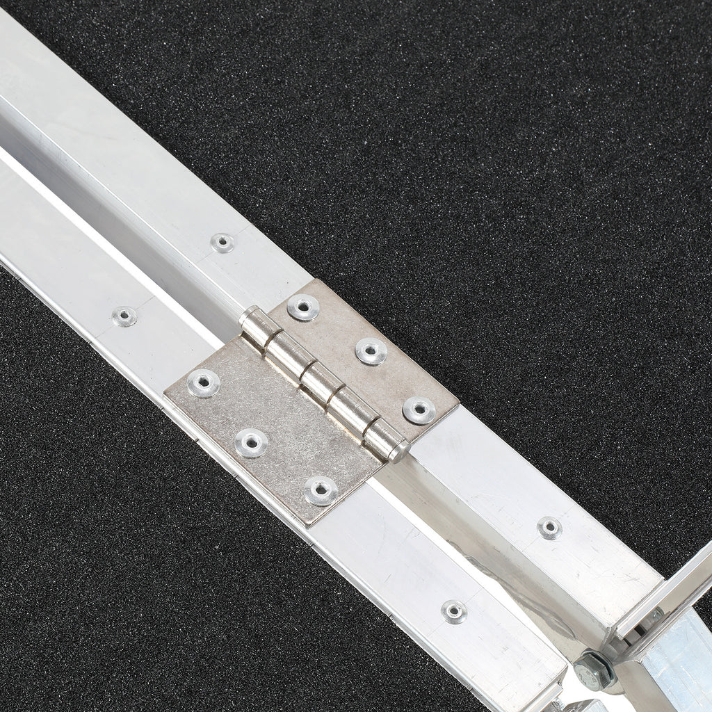 61/91/152CM Rollstuhlrampe, maximale Belastbarkeit 270 kg, Rollstuhlrampe mit rutschfester Oberfläche, tragbare Rollstuhlrampe, zusammenklappbare Rollstuhlrampe für Treppenstufen, Treppen und Türöffnungen