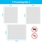 Fliegengitter Fenster Tür Gitter Moskito Aluminium Insektenschutz，120x140CM/100x120CM/80x100CM