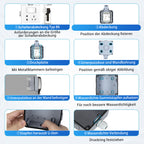 IP65 Wasserdichte Außensteckdose Outdoor mit Schalter, Schutzkontakt, 16A 250V, 1-Fach, Aufputz für Garten & Feuchtraum