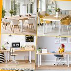 Möbelfüße 4 Stück, Tischbeine höhenverstellbar 70-110 cm, Möbelbeine aus Stahl bis 200 kg belastbar, mit 16 Schrauben, für Tisch, Schrank, Nachttisch, Schlafsofa, Schwarz/Weiß
