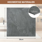 PVC-Bodenbelag, selbstklebender Vinylboden, rutschfest und wasserfest, rutschfester Vinyl-Verbundbodenbelag für Wohnzimmer, Schlafzimmer und Küche, 30 cm × 30 cm, 1 m² = 11 Fliesen, in drei Farben erhältlich