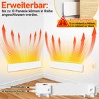 Schimmel Infrarotheizung, 50W Schimmelentferner Wand, Ohne Chemie, Wandmontiert & Freistehend, Geeignet für Badezimmer, Schlafzimmer und Wohnzimmer