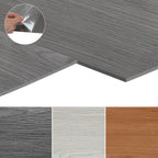 PVC-Bodenbelag, selbstklebende Vinylfliesen, Vinylboden, 91,44 cm × 15,24 cm – Stärke 2 mm, rutschfeste Vinyl-Verbundbodenstreifen, geeignet für Schlafzimmer und Wohnzimmer, 18 Stück = 2,5 m², in drei Farben erhältlich