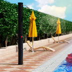 Solardusche - 35 Liter Solar Gartendusche mit Schutzabdeckung, 180°verstellbarer Duschkopf, erhitzbar bis 60°C - perfekt für Garten und Haushalt