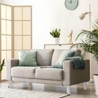 Alulegierung Möbelfüsse 4 Stück, belastbar bis 200-300kg,silbrig Aluminium-Möbelfüße, 6–20 cm, silberne Metalloptik, für Sofa, Schrank, Kommode und DIY.