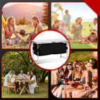 Campingküche Campingschrank Faltschrank Küchenbox Campingschrank Reiseküche mit Staufächer & Tragetasche für Camping, Garten, Outdoor-Aktivitäten