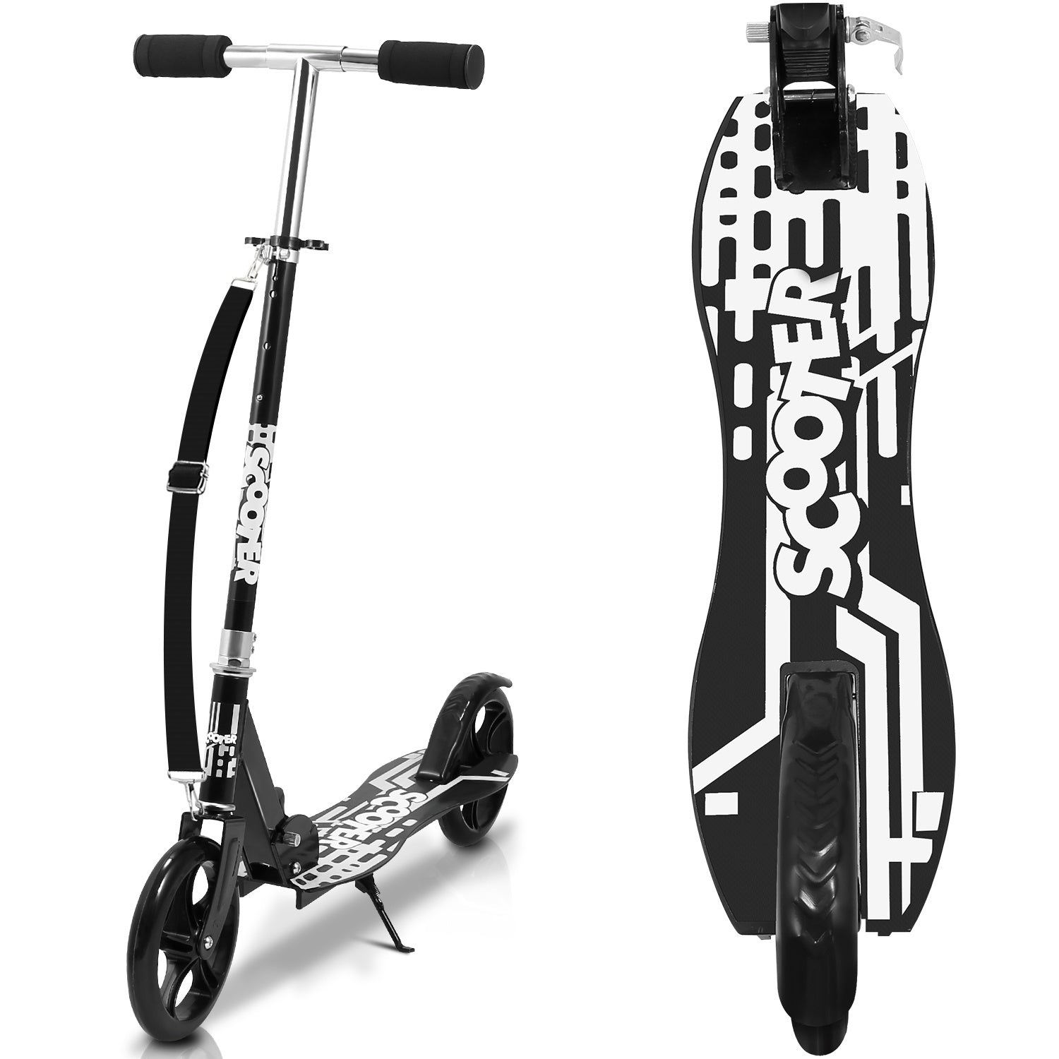 Kinderroller Kickscooter Höhenverstellbar Tretroller Cityroller Klappbar Scooter