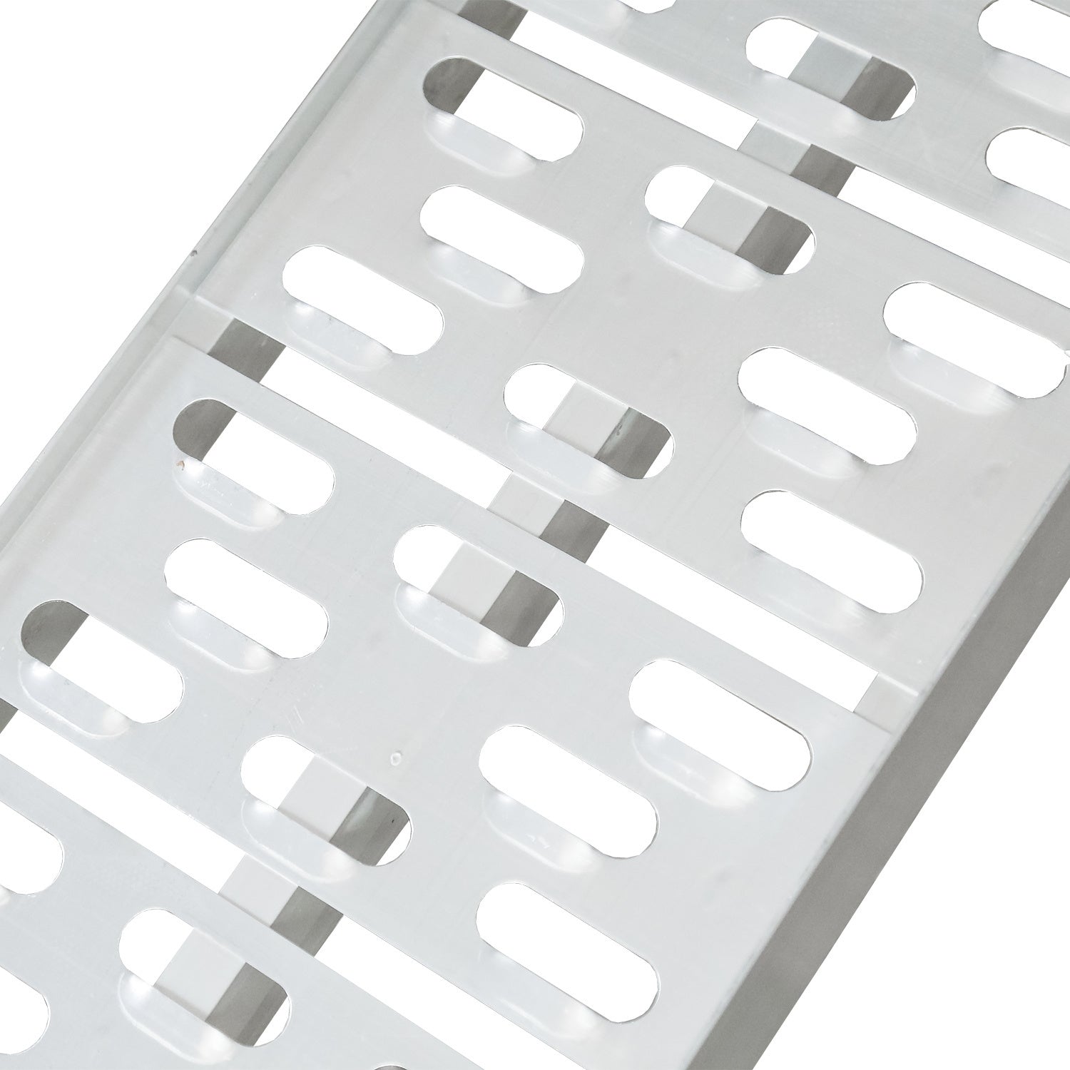 1/2x Laderampe, klappbare Laderampe für bis zu 680 kg, rutschfeste Laderampen, Aluminium-Zugangsrampe, für Autos, Anhänger, Motorräder, Fahrräder, Quads, PKWs